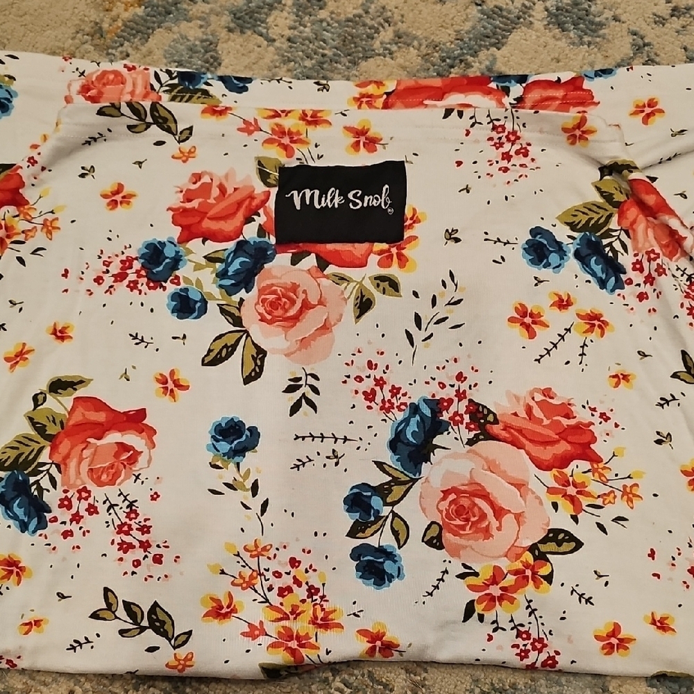 Milk Snob Floral Print Cover